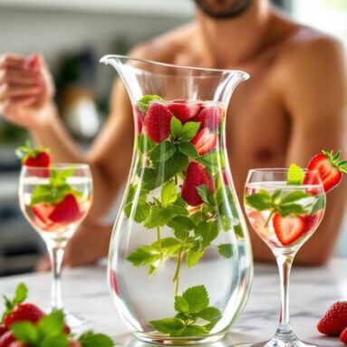 Lively Strawberry Mint Holiday Water