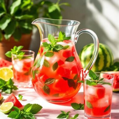 Cooling Infusion: Watermelon and Mint for Hot Days (Infused Water Recipe)