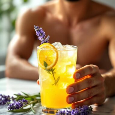 Sweet Honey Lavender Lemonade Infusion for Relaxation