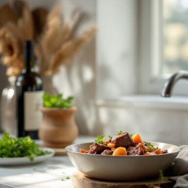 Valentine’s Day Dinner With Chianti-Braised Beef Stew