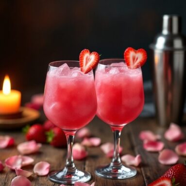 Love-Struck Whiskey Sour Slushies for Valentine’s Day