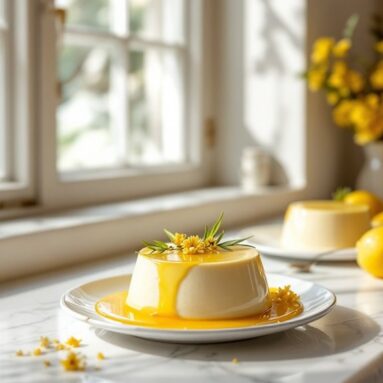 Valentines Dinner for Two at Home With Limoncello Panna Cotta