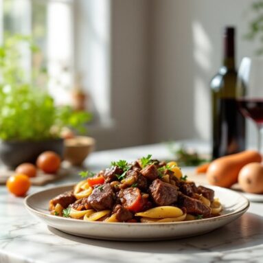 Date Night Dinner Ideas Featuring Red Wine Beef Bourguignon
