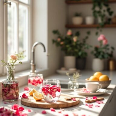 How to Make Your Own Rose Petal Infused Water