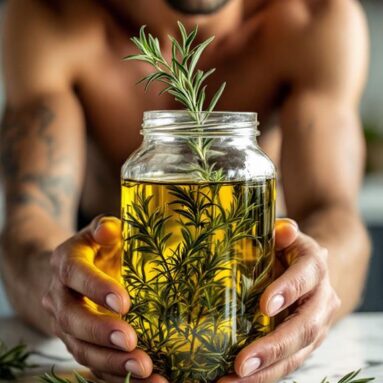 Herbal Rosemary Thyme Infusion With Olive Oil