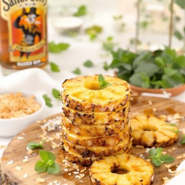 Sailor Jerry Rum Glazed Pineapple