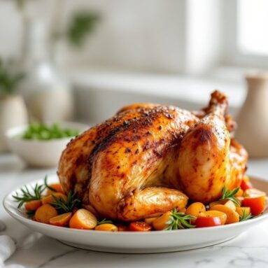 Valentines Savoury Food Ideas: Rum-Spiced Roast Chicken