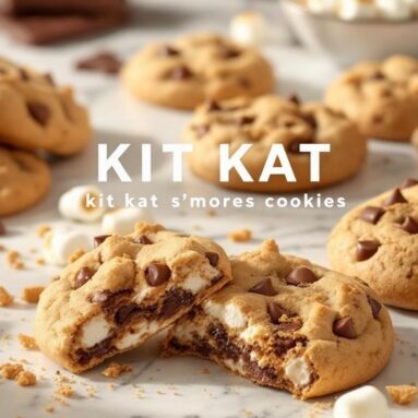 Kit Kat S’mores Cookies