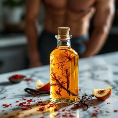 Exotic Saffron Vanilla Bean Oil for Celebration