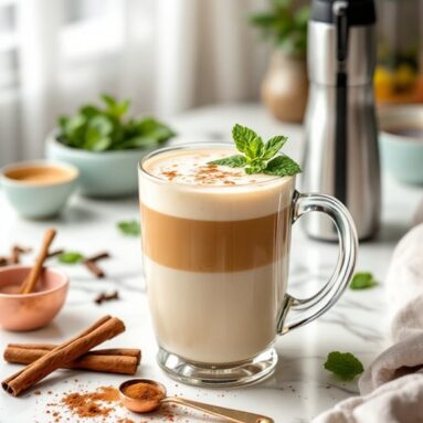 Healthy Skinny Cinnamon Dolce Latte À La Starbucks