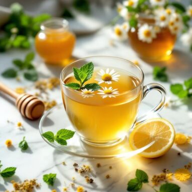 Charming Chamomile Mint Tea Infusion for Peace