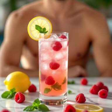 Refreshing Raspberry Lemonade Sparkler