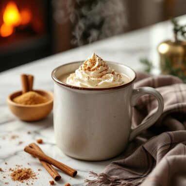 Nutmeg-Spiced Eggnog Tea Infusion
