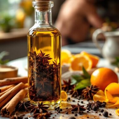 Sweet Mulled Wine Spices Olive Oil Infusion