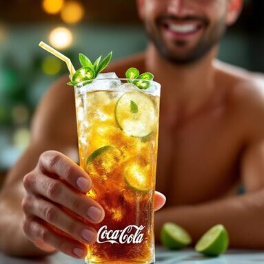 Coke Dragon’s Breath Delight (Coca-Cola, Jalapeño Syrup, Lime)