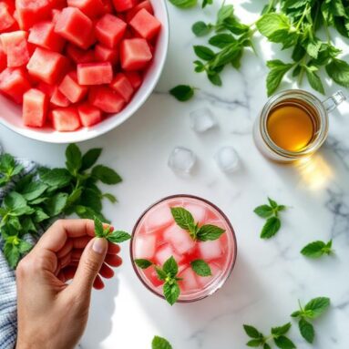 Refreshing Watermelon Mint Infusion for Parties