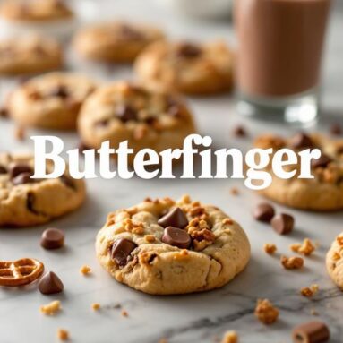 Butterfinger Pretzel Cookies When… You’re Trying to Balance Sweet and Salty, and Fail Spectacularly.