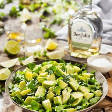 Don Julio Tequila and Lime Avocado Salad
