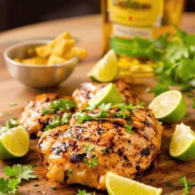 Tequila-Lime Chicken With Jose Cuervo Marinade