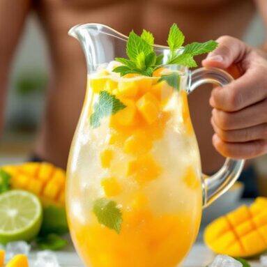 Fruity Mango Coconut Water Infusion
