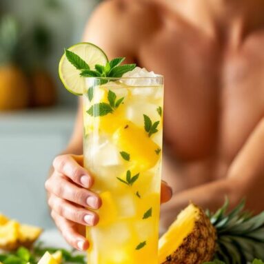 Sweet Pineapple Coconut Water Infusion