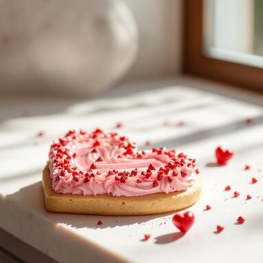 Valentine’s Day Box Cookie With Brandy Buttercream