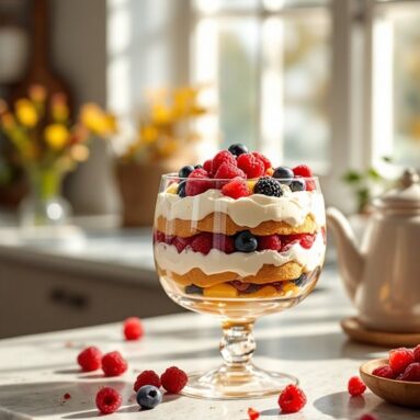 Valentines Day Treat Recipes: Sherry Trifle Parfait