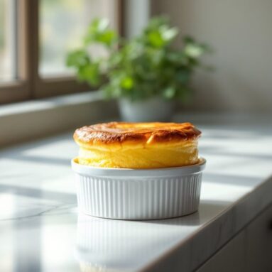 Homemade Valentines Desserts With Grand Marnier Soufflé
