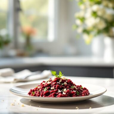 Red Meals For Valentine’s Day: Merlot Risotto