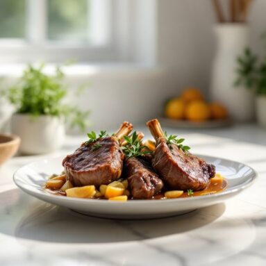 Date Night Dinner Ideas With Vermouth Braised Lamb Shanks