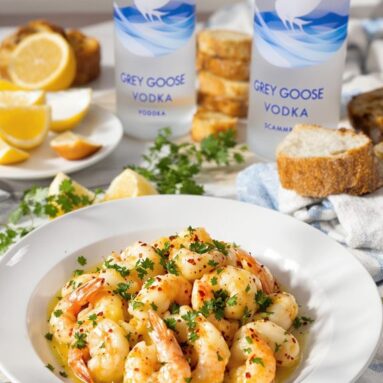 Grey Goose Vodka Shrimp Scampi