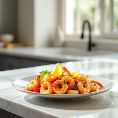 Game Night Dinner Ideas for Adults Featuring Vodka Lemon Shrimp