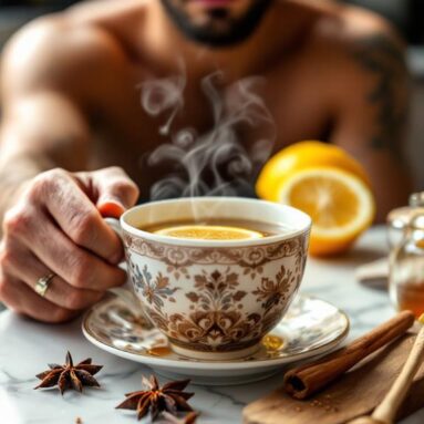 Exotic Star Anise Cinnamon Tea Infusion for Warmth