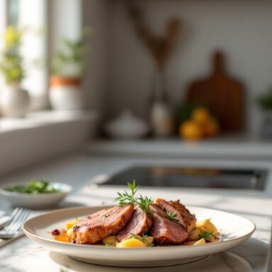 Dinner For 2: Wine-Roasted Duck Breast