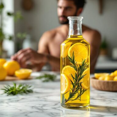 Zesty Lemon Rosemary Olive Oil for Dishes
