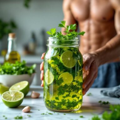 Lively Lime Cilantro Infusion for Tacos